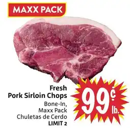 Foodmaxx Fresh Pork Sirloin Chops offer