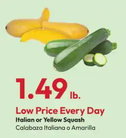 Stater Bros Italian or Yellow Squash offer