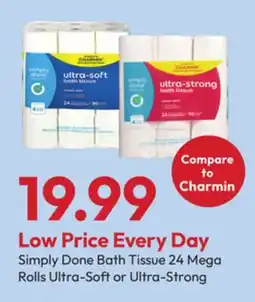 Stater Bros Simply Done Bath Tissue offer