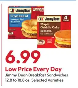 Stater Bros Jimmy Dean Breakfast Sandwiches offer