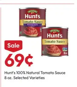 Stater Bros Hunt's 100% Natural Tomato Sauce offer