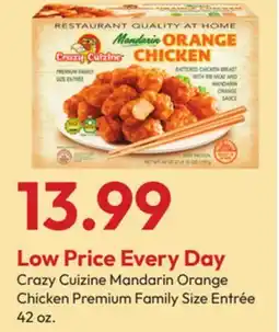 Stater Bros Crazy Cuizine Mandarin Orange Chicken Premium Family Size Entrée offer