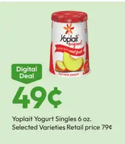 Stater Bros Yoplait Yogurt Singles offer