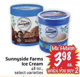 Foodmaxx Sunnyside Farms Ice Cream offer
