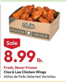 Stater Bros Cleo & Leo Chicken Wings offer