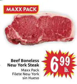 Foodmaxx Beef Boneless New York Steak offer
