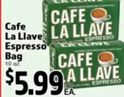 Superior Grocers Cafe La Llave Espresso Bag offer