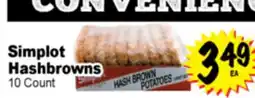 Superior Grocers Simplot Hashbrowns offer