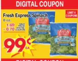 Superior Grocers Fresh Express Spinach offer