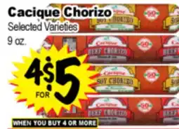 Superior Grocers Cacique Chorizo offer
