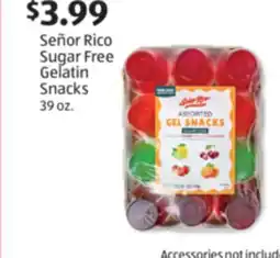 Aldi Señor Rico Sugar Free Gelatin Snacks offer