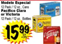 Superior Grocers Modelo Especial, Pacifico Clara or Victoria offer