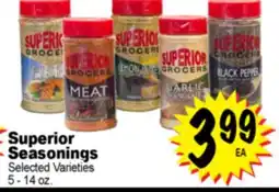 Superior Grocers Superior Seasonings offer