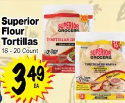 Superior Grocers Superior Flour Tortillas offer