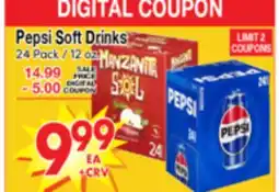 Superior Grocers Pepsi Soft Drinks offer