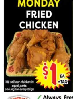 Superior Grocers FRIED CHICKEN offer