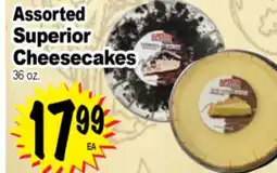 Superior Grocers Assorted Superior Cheesecakes offer