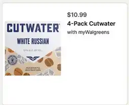 Walgreens 4-Pack Cutwater offer
