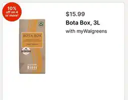 Walgreens Bota Box, 3L offer