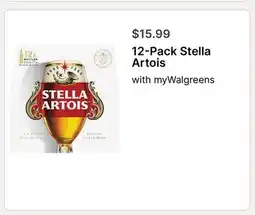 Walgreens 12-Pack Stella Artois offer