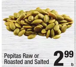 Super King Markets Pepitas Raw or Roasted and Salted offer