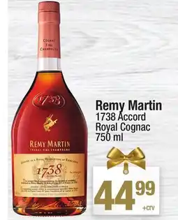 Super King Markets Remy Martin 1738 Accord Royal Cognac offer