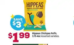Grocery Outlet Hippeas Chickpea Puffs, 3.75-4oz offer