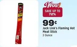 Grocery Outlet Flaming Hot Meat Stick offer