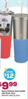 Grocery Outlet Manna Stainless Steel Tumbler with Straw offer