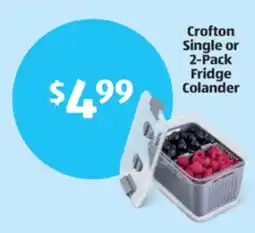 Aldi Crofton Single or 2-Pack Fridge offer