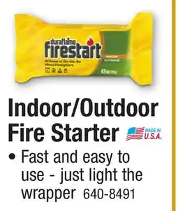 Menards Indoor/Outdoor Fire Starter offer