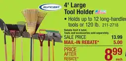 Menards 4' Large Tool Holder offer