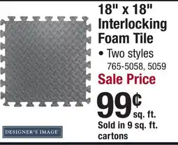 Menards 18 x 18 Interlocking Foam Tile offer