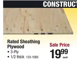 Menards Rated Sheathing Plywood offer