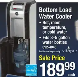 Menards Bottom Load Water Cooler offer