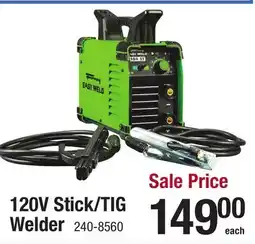 Menards 120V Stick/TIG Welder offer