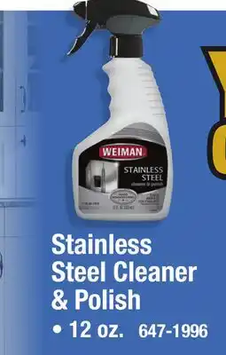 Menards Stainless Steel Cleaner & Polish offer