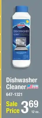 Menards Dishwasher Cleaner offer