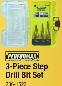 Menards 3-Piece Step Drill Bit Set offer