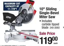 Menards 10 Sliding Single-Bevel Miter Saw offer
