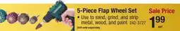 Menards 5-Piece Flap Wheel Set offer