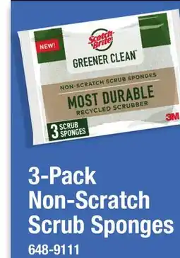 Menards 3-Pack Non-Scratch Scrub Sponges offer