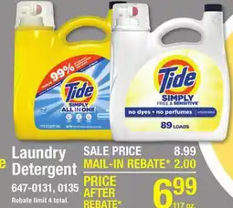 Menards Laundry Detergent offer