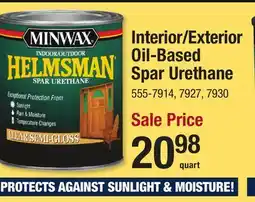 Menards Interior/Exterior Oil-Based Spar Urethane offer