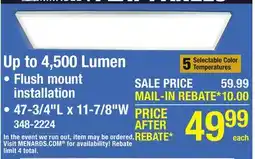 Menards Up to 4,500 Lumen offer