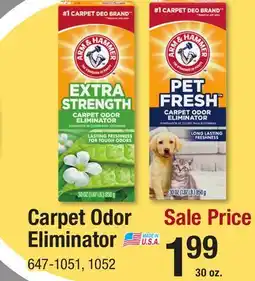 Menards Carpet Odor Eliminator offer