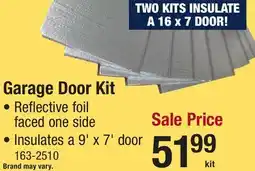 Menards Garage Door Kit offer