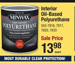 Menards Interior Oil-Based Polyurethane offer