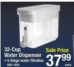 Menards 32-Cup Water Dispenser offer