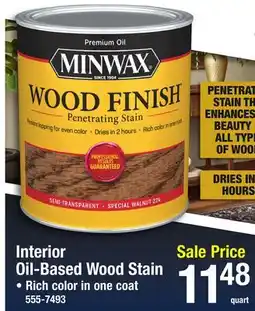 Menards Interior Oil-Based Wood Stain offer